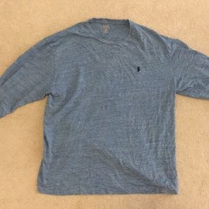 Polo Ralph Lauren Mens Rustic Blue Longsleeve Tee